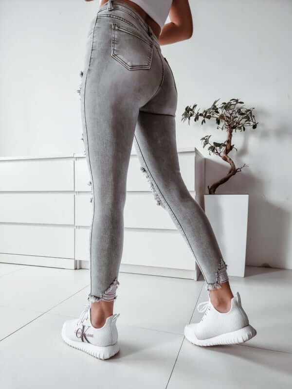 M Sara Grey Skinny Jeans Archives ⋆ ELIXE FASHION