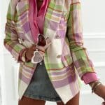 Samanta Multicolour Check Blazer