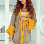 Lucy Beige  & Mustard Cardigan Postage