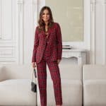 Milagro Red Blazer & Trousers Set