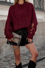 COCOMORE Sheridan Burgundy Jumper - Image 2