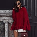 COCOMORE Tulula Burgundy Jumper