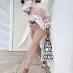 BY ME Nevada Powder Pink Trousers