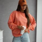 BOCCA Elena Orange Sweatshirt
