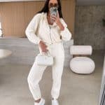 Montana Cream Hoodie & Trousers Set