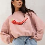 COCOMORE Hot Powder Pink Sweatshirt