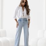 Adore Wild Leg Blue Jeans