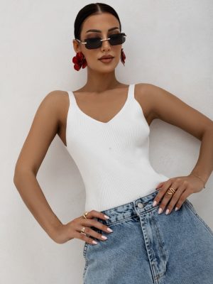 COCOMORE Xandros White Jumper Top