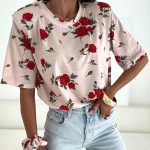 BOCCA Suzze Rose Beige Top with Scrunchies Set