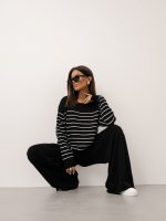 COCOMORE Helsinki Black & White Jumper