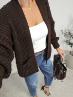 Bocca Dark Chocolate Short Cardigan - Image 3