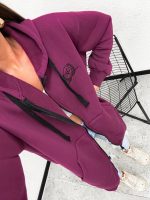 New York City Long Line Magenta Hoodie - Image 3