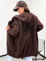 New York City Long Line Chocolate Hoodie - Image 3