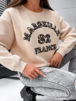Marseille Beige Sweatshirt - Image 2