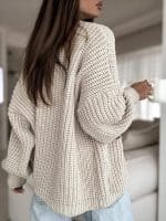 Bocca Beige Short Cardigan - Image 4