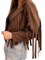 Petra Suede Chocolate Jacket One Size - Image 3