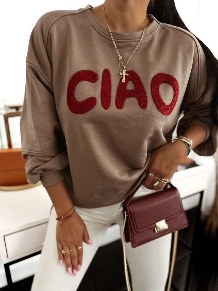 Azara Ciao Latte Sweatshirt - Image 1