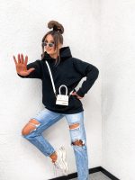 QUEEN Black Hoodie One Size - Image 3