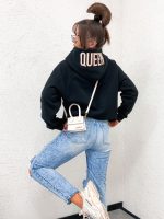 QUEEN Black Hoodie One Size - Image 4