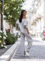 By Mia Grey Long Sleeve Top & Trousers Set - Image 3