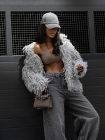 COCOMORE Moody Grey Short Cardigan