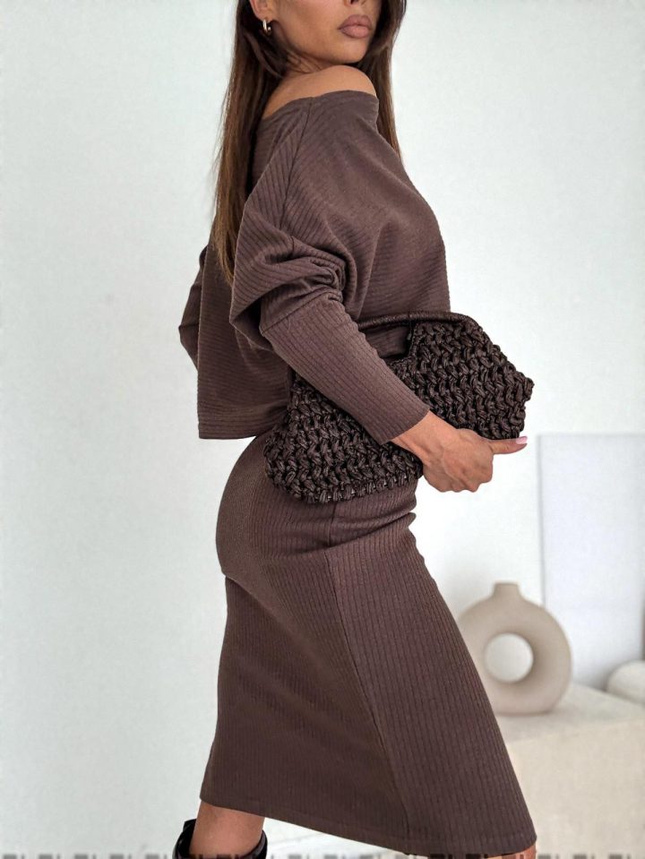 Bocca Luna Chocolate Jumper & Skirt Set - Image 5