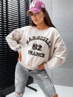 Marseille Melange Beige Sweatshirt - Image 3
