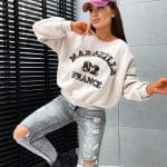 Marseille Melange Beige Sweatshirt