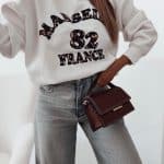 Marseille White Sweatshirt