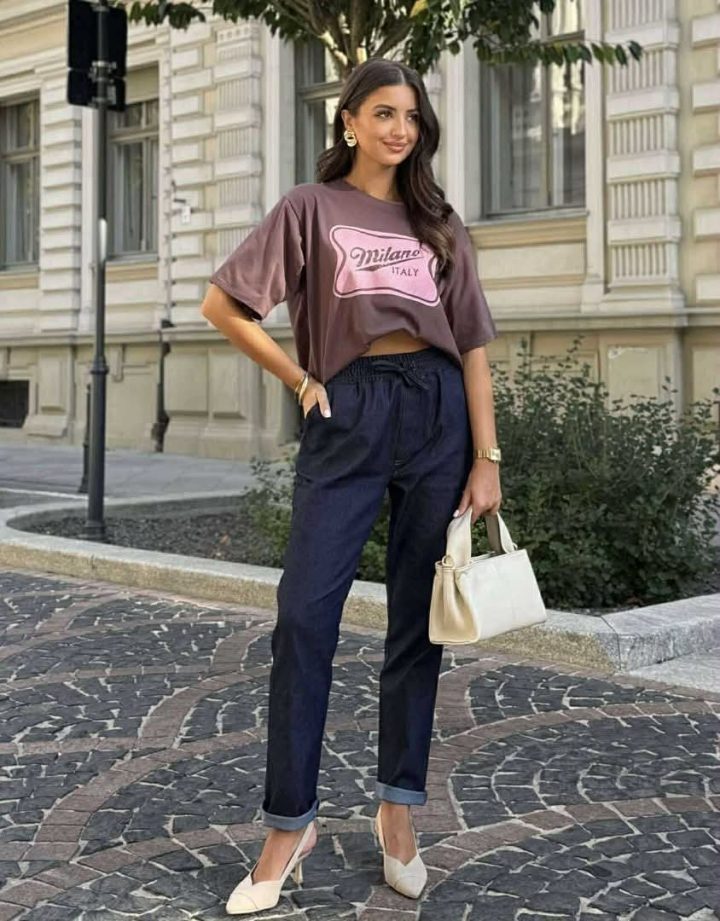 XANA Milano Chocolate T-shirt - Image 2