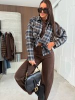 Bocca Martha BLUE & BROWN Shirt - Image 3