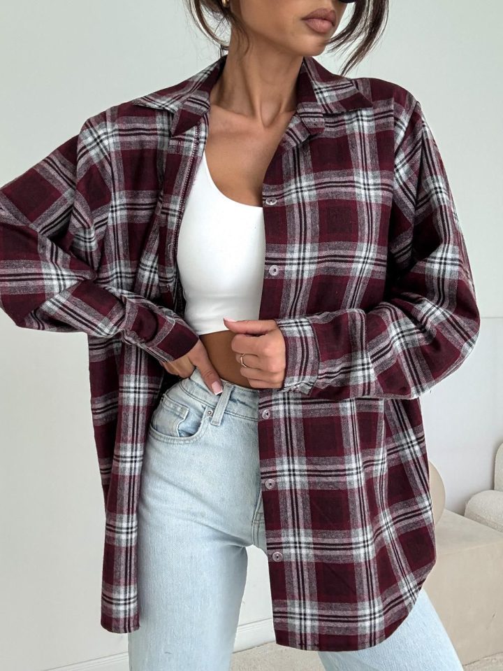 Bocca Martha Burgundy Shirt - Image 2