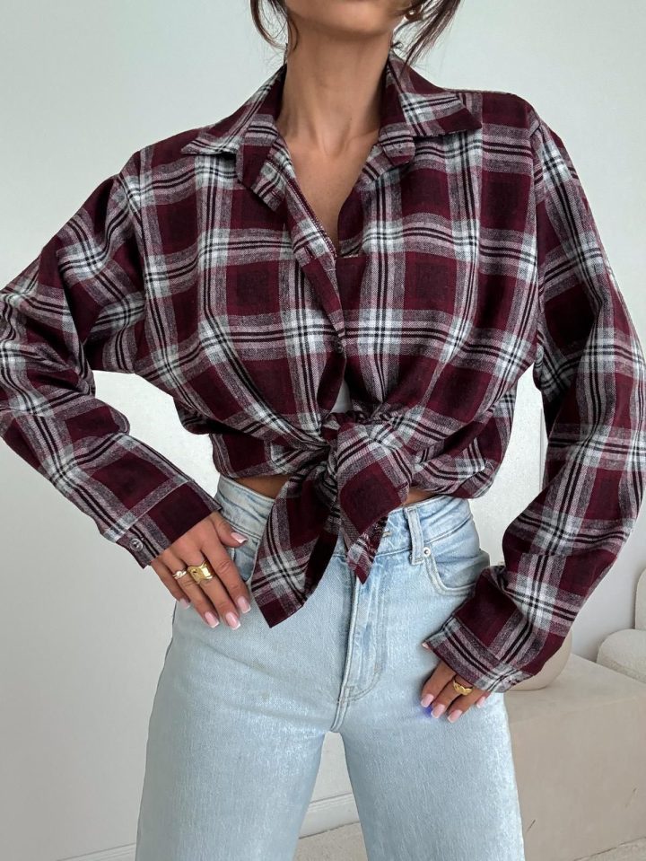 Bocca Martha Burgundy Shirt - Image 4