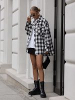 COCOMORE Bianka  Black & White Shirt