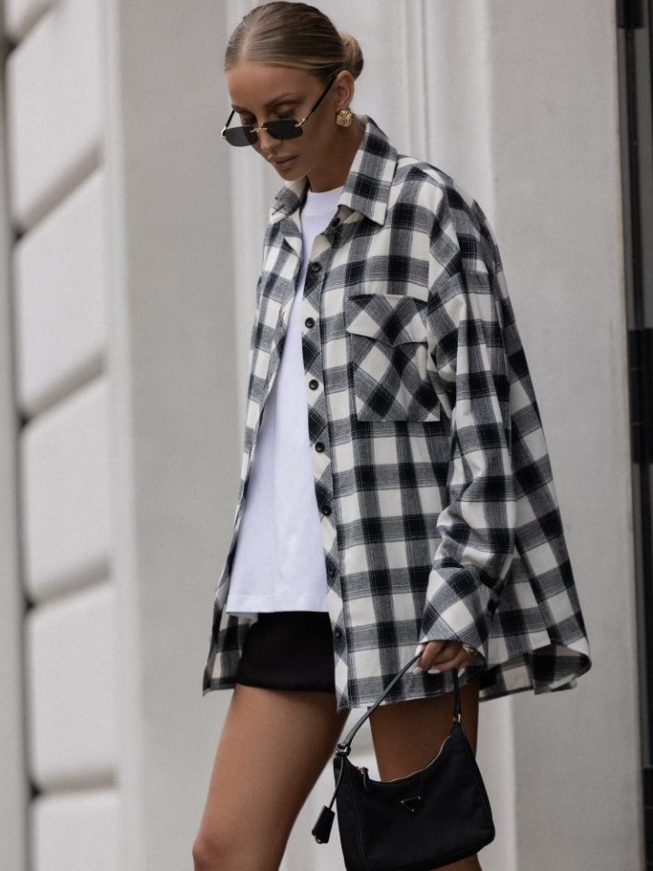COCOMORE Bianka  Black & White Shirt - Image 2