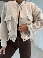 Sylwia Beige Short Jacket - Image 2