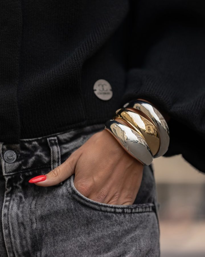 Cocomore Alex Black Bomber Jumper - Image 2