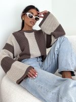 Bocca Emma Chocolate & Beige Jumper