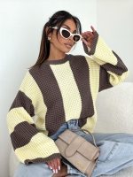 Bocca Emma Chocolate & Yellow Jumper - Image 2
