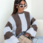 Bocca Emma Chocolate & Blue Jumper postage 30.09.2025