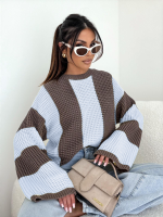 Bocca Emma Chocolate & Blue Jumper postage 30.09.2025