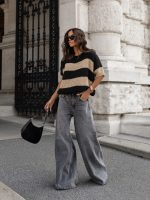 Cocomore Fester Black & Carmel Jumper - Image 2