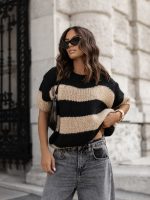 Cocomore Fester Black & Carmel Jumper