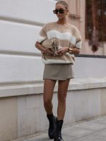 Cocomore Fester Carmel & Cream Jumper - Image 4