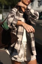Xana Maria Beige & Brown Shirt - Image 3