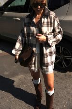 Xana Maria Beige & Brown Shirt - Image 4