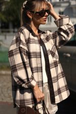 Xana Maria Beige & Brown Shirt - Image 2