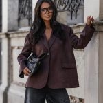 COCOMORE Gladys Suede Chocolate  Blazer