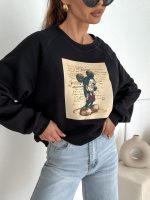 BOCCA Mickey Black Sweatshirt - Image 3