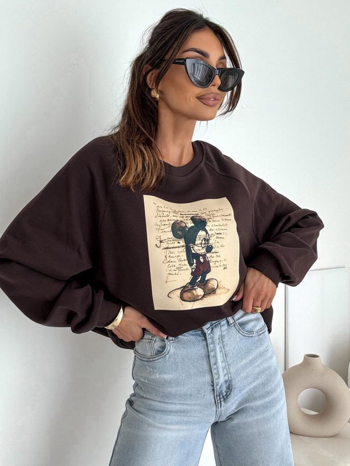 BOCCA Mickey Brown Sweatshirt - Image 2
